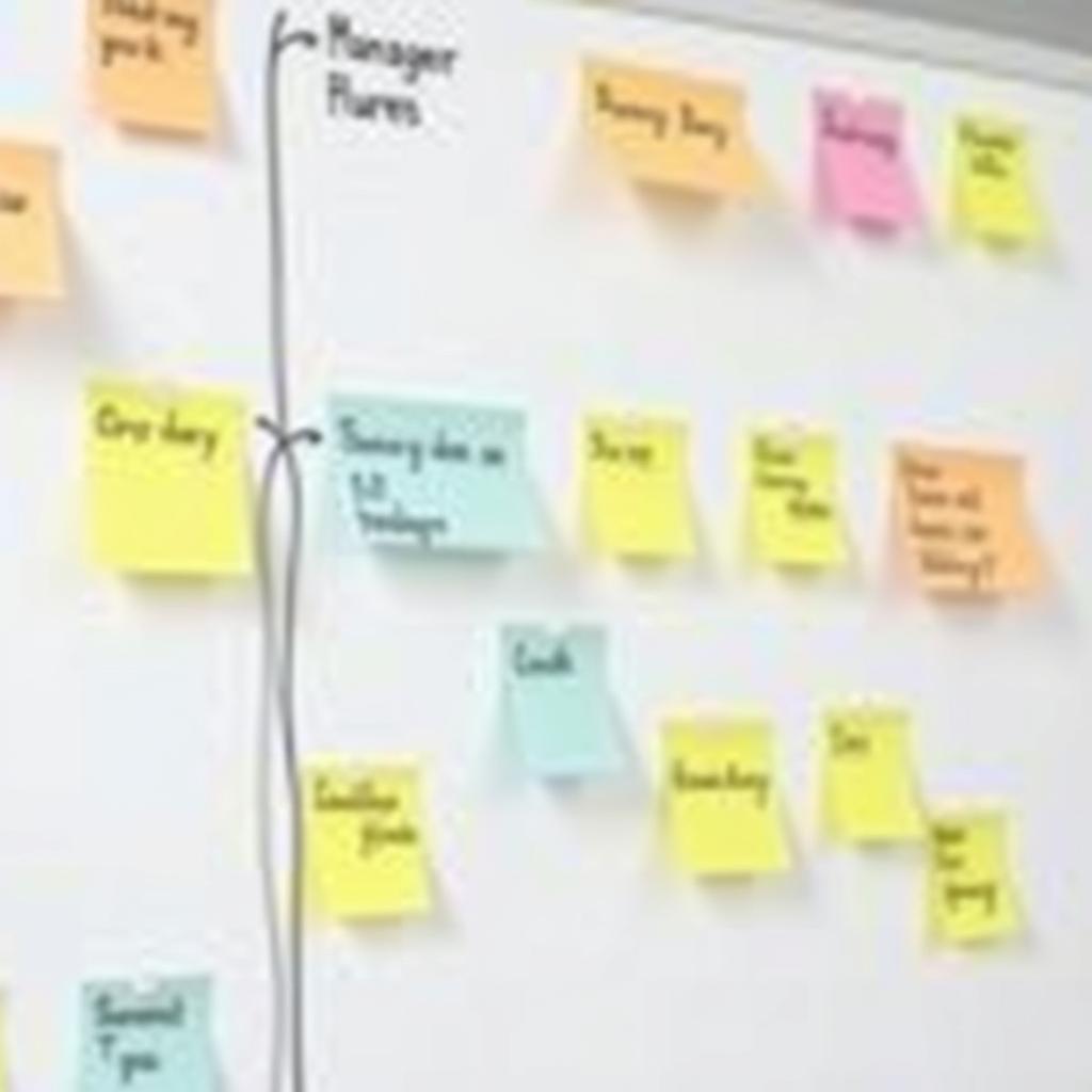 Using a variety pack of Post-it notes for project management, showcasing different colors for various tasks and deadlines.