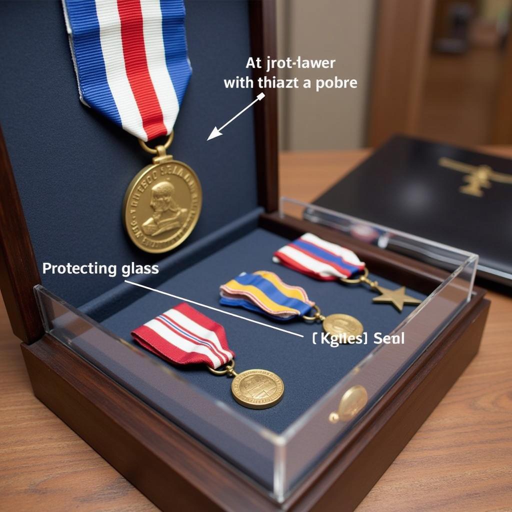 Preserving Military Medals in a Display Case