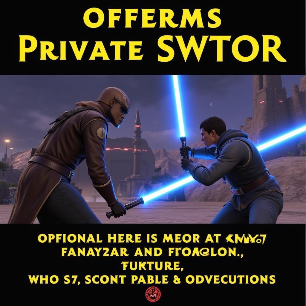 Engaging Gameplay on a Private SWTOR Server