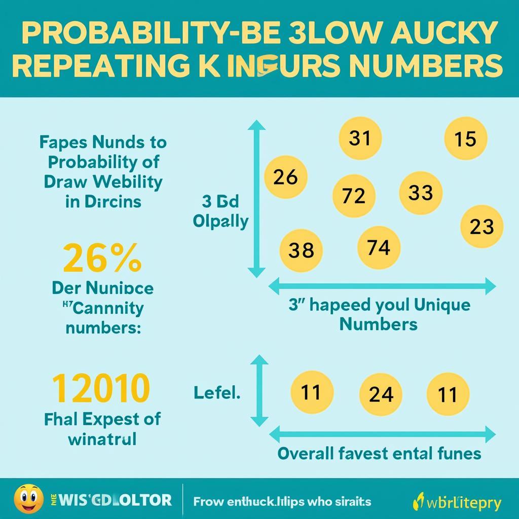 Probability of Repeating Numbers in a Lottery