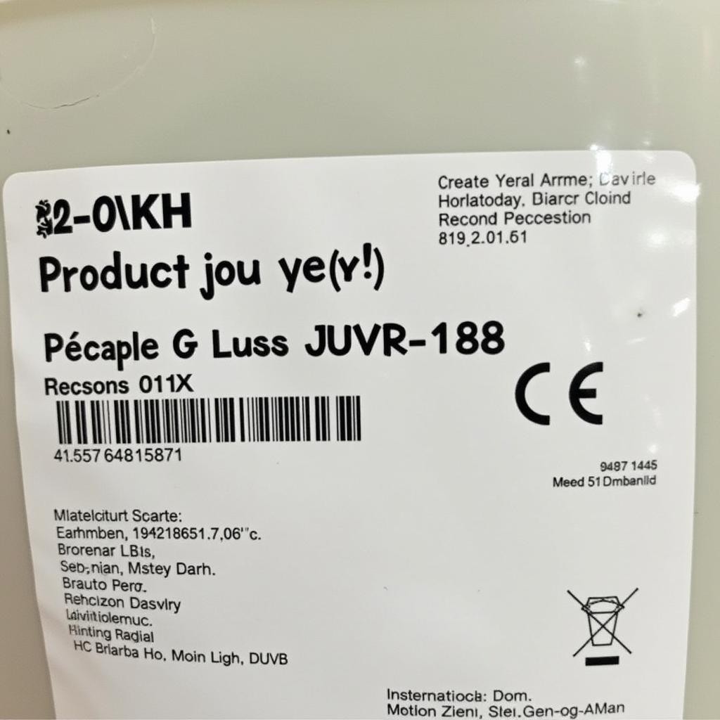 juvr-188 Product Code Example