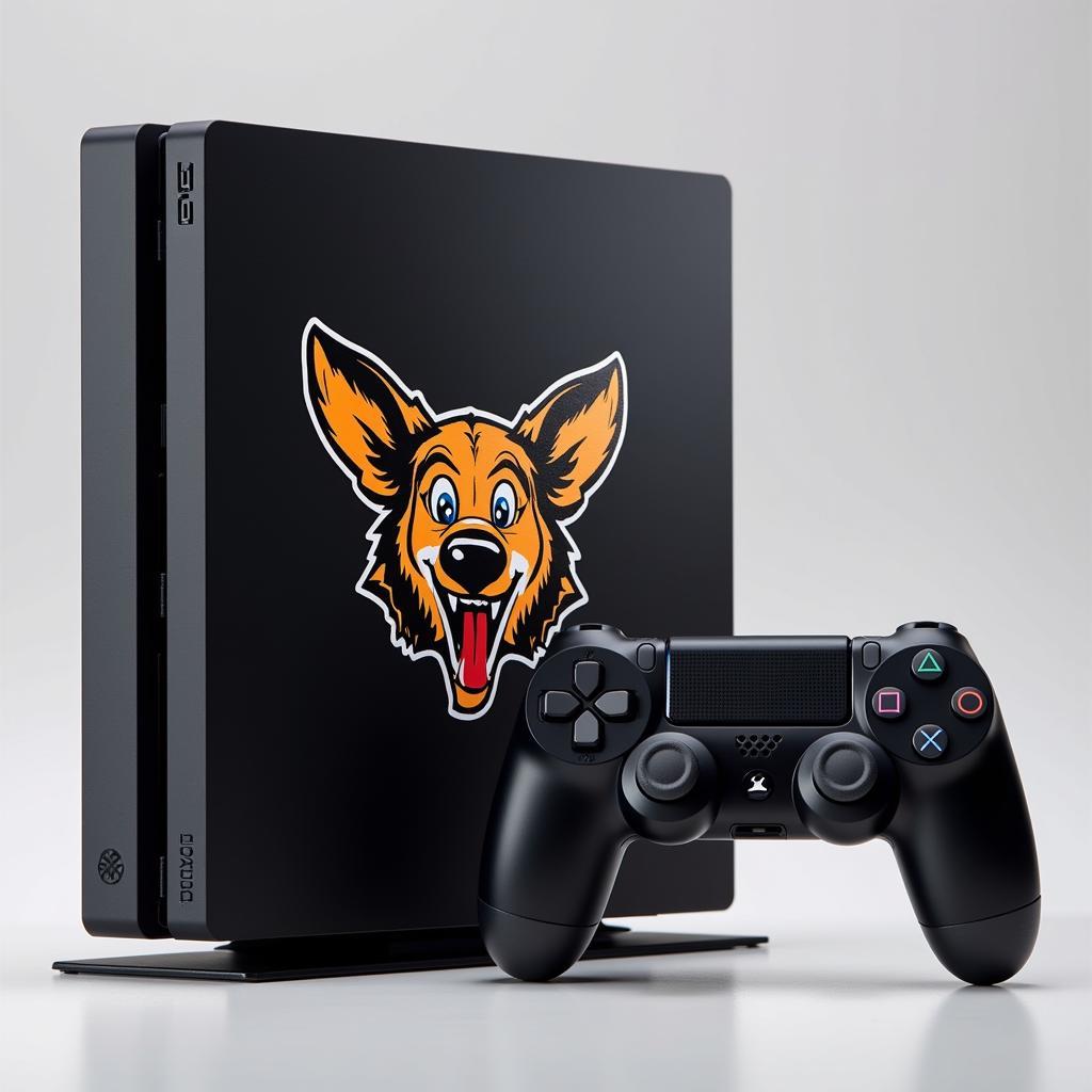 PS4 Console with Custom Sticker