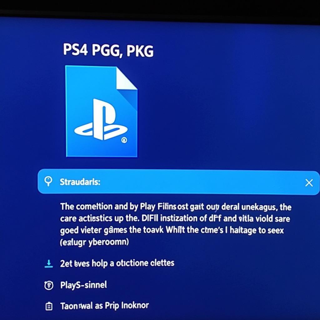 Example of a PS4 PKG File