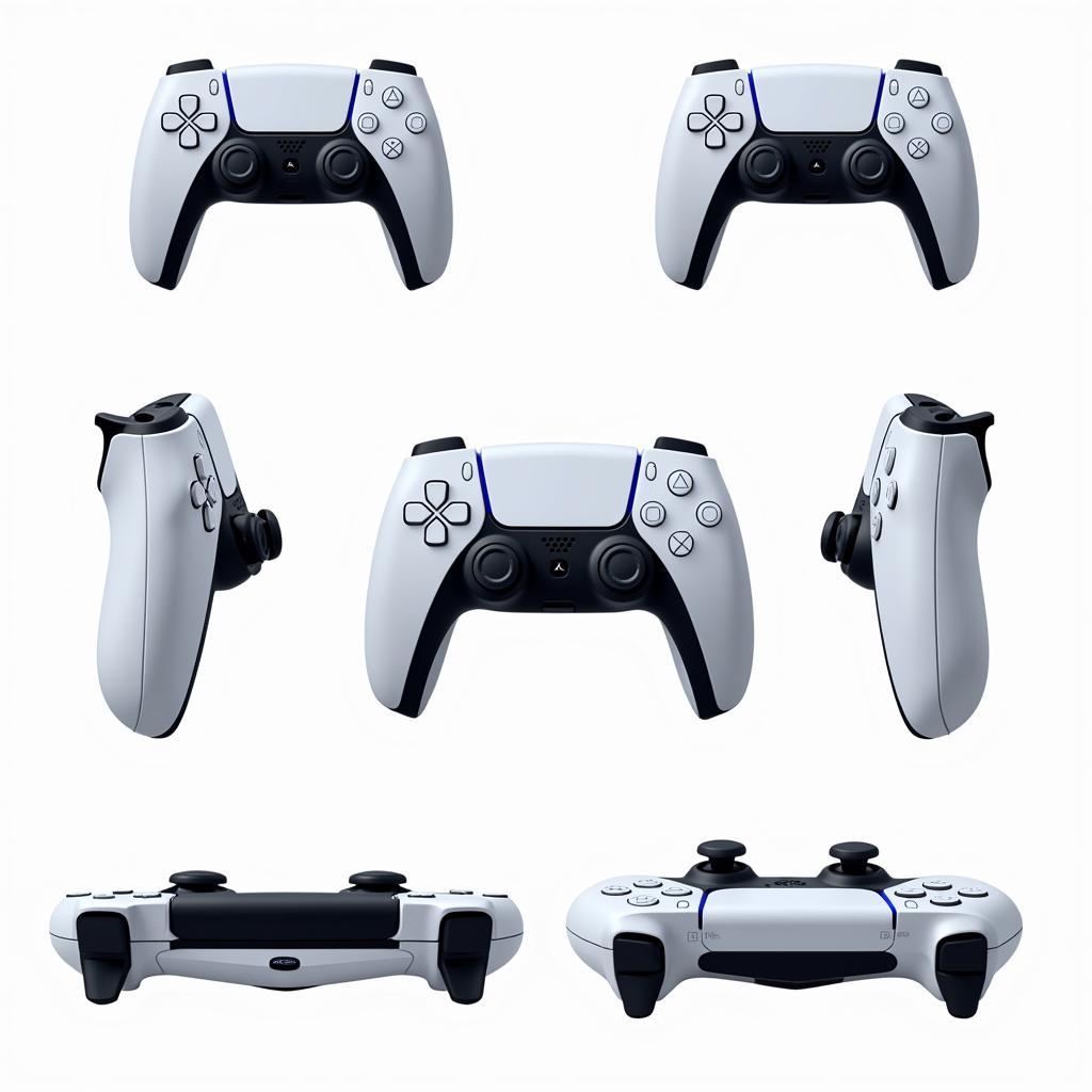 PS5 Controller PNG Different Angles