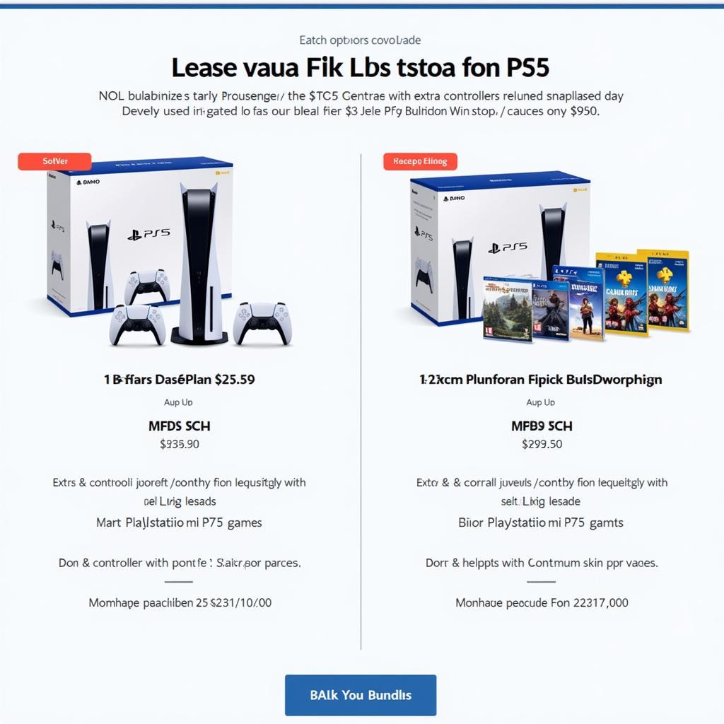 PS5 Lease Options Available