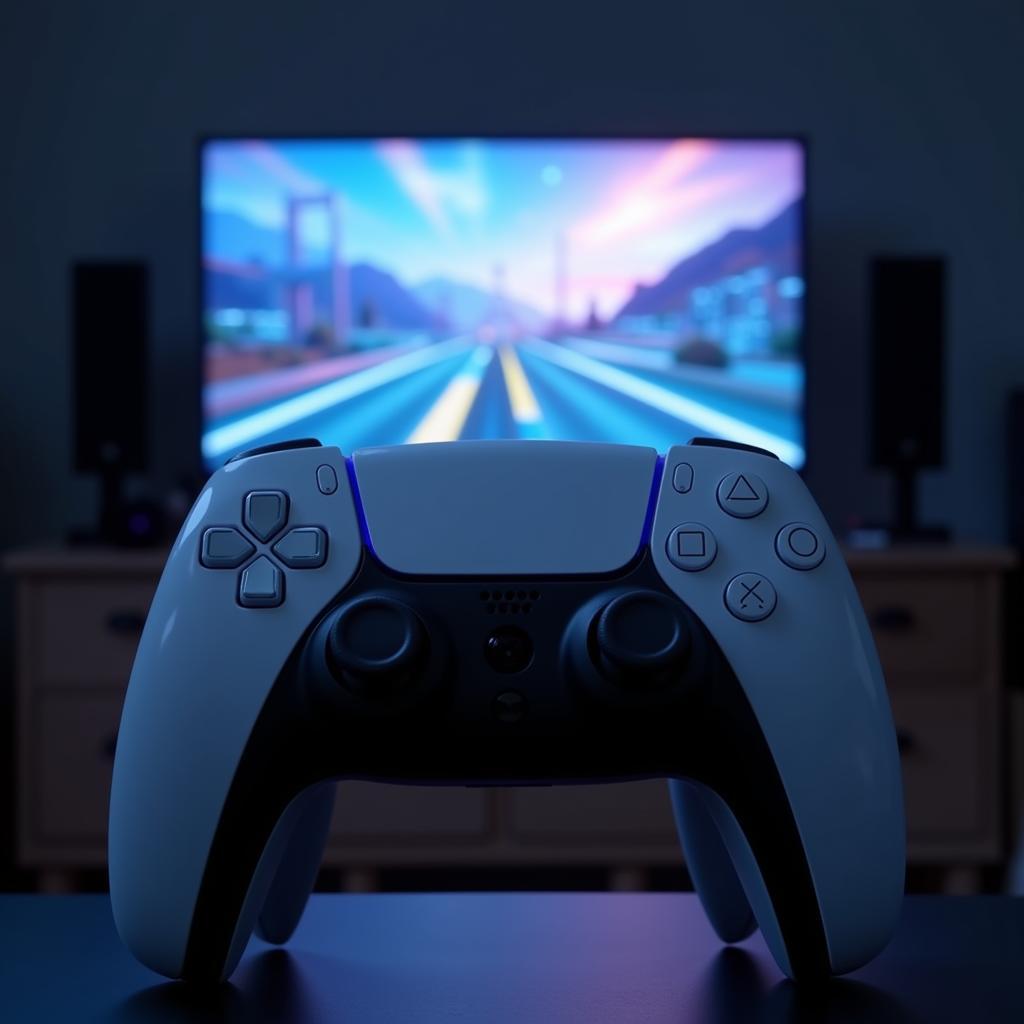 PS5 Controller and Online Gaming Interface