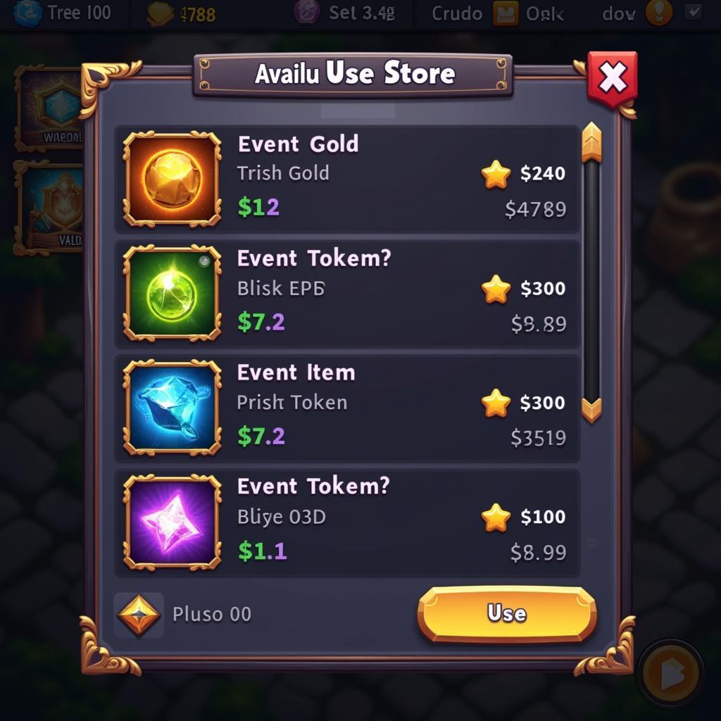 Purchasing Event Items from the In-Game Store