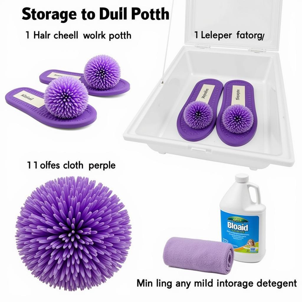 Purple Pom Poms Storage and Care Tips