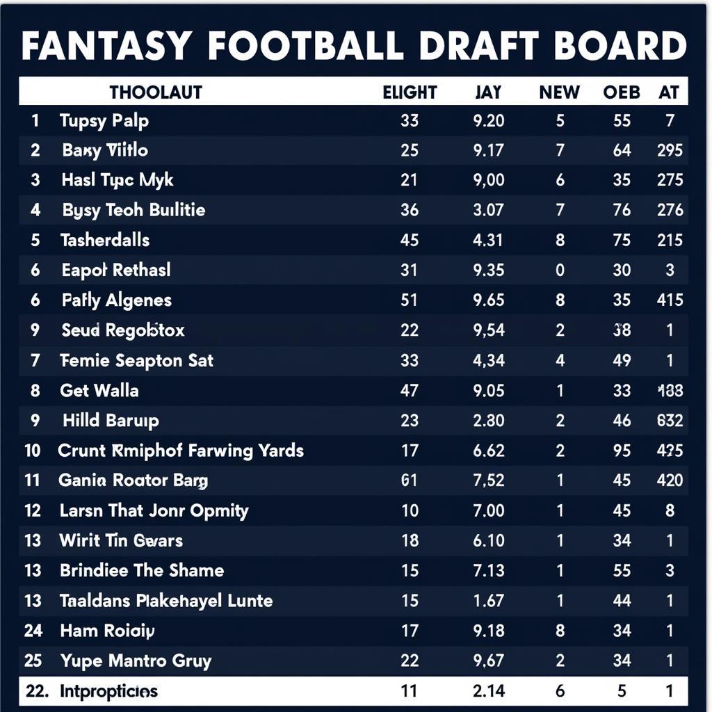 QB ROS Projections