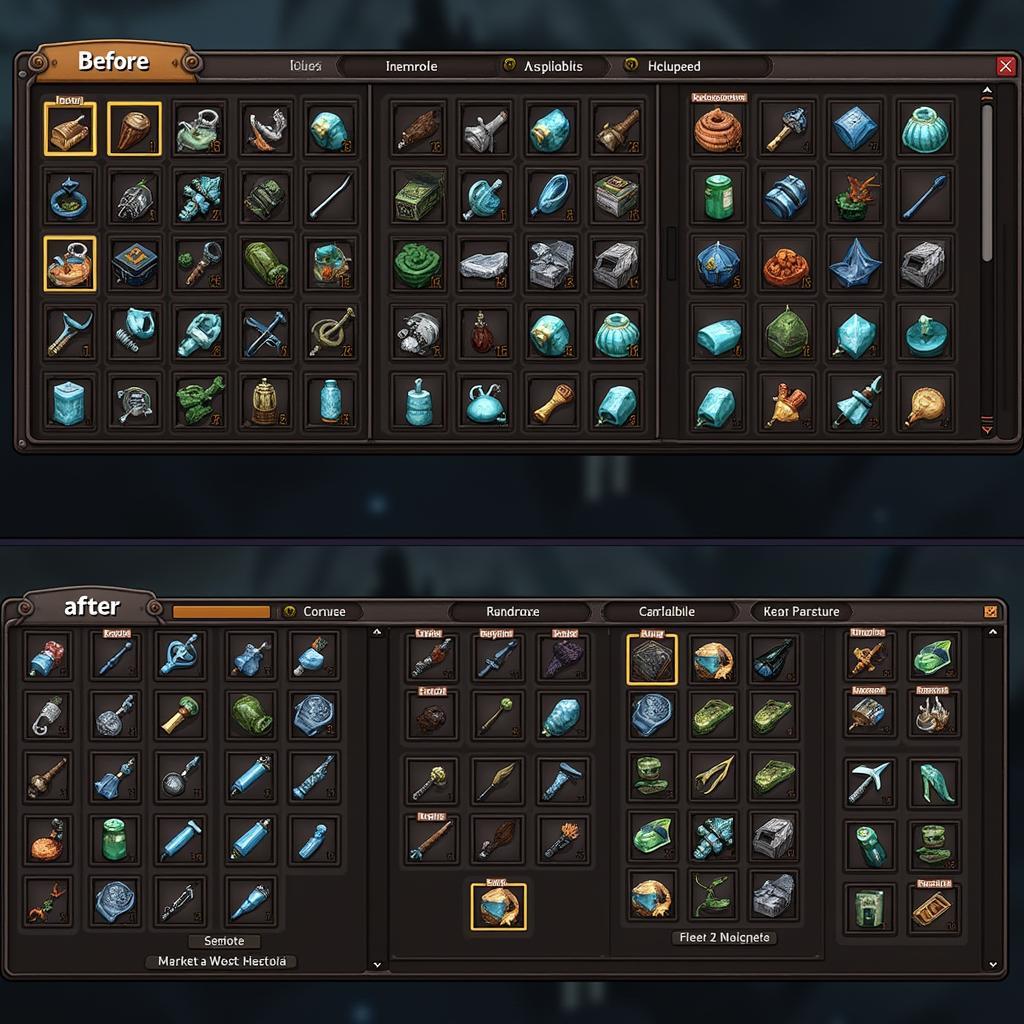 Improved Inventory Management in Quality of Life Updates