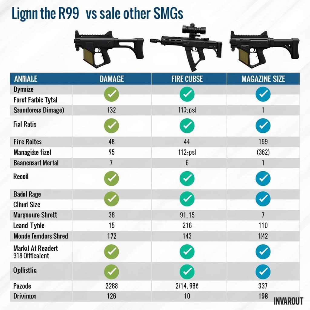 R99 Compared to Other SMGs in Apex Legends