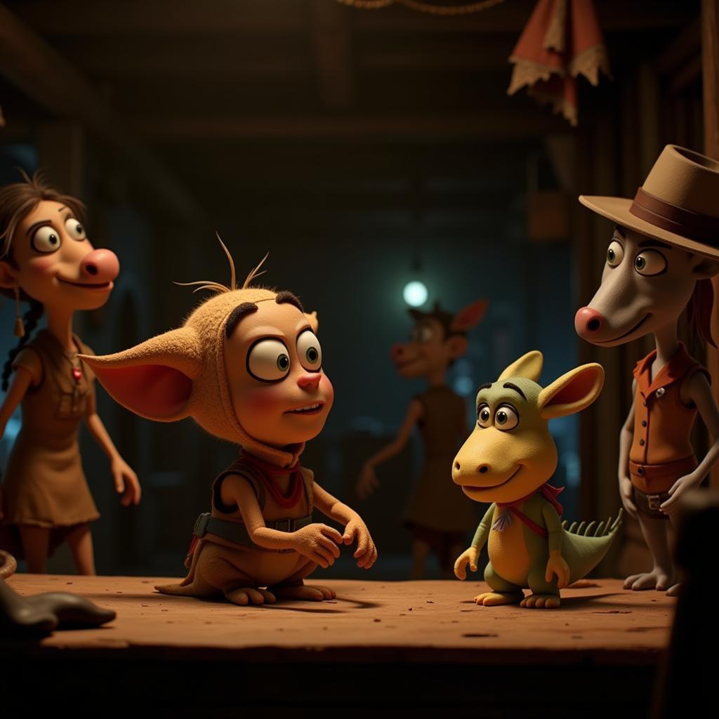 Rango and Beans in the Saloon Screenshot