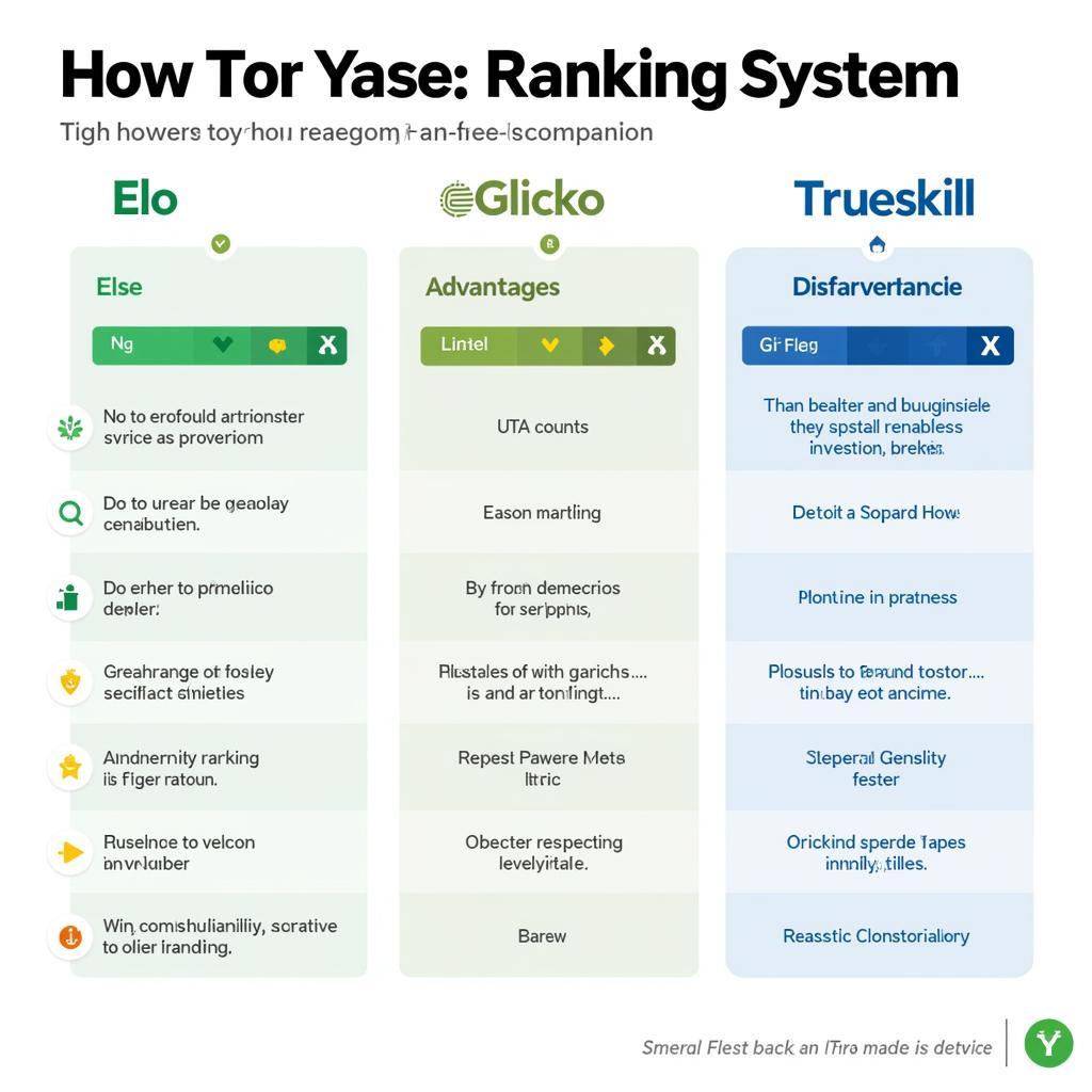 Comparing Different Ranking Systems