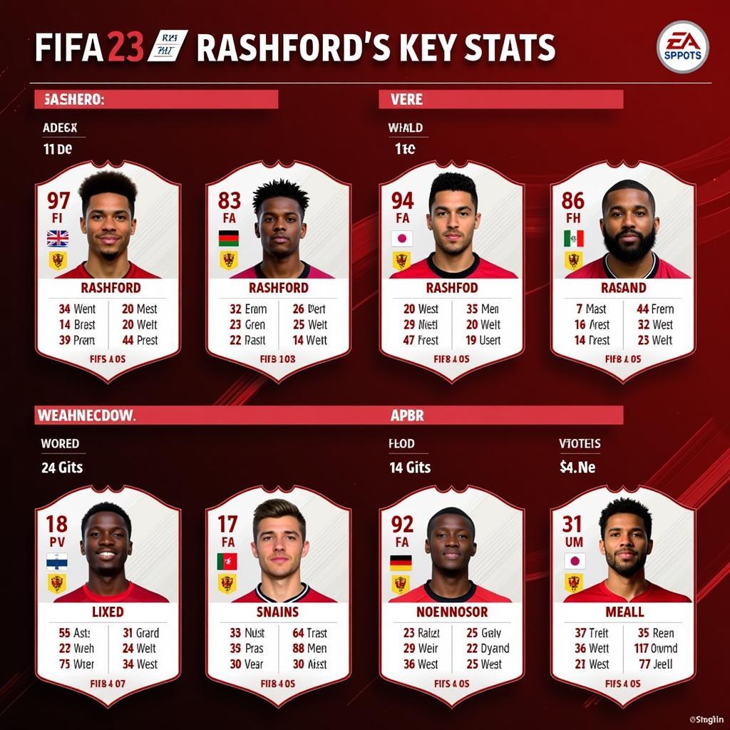 Rashford FIFA 23 Comparison with Other Strikers