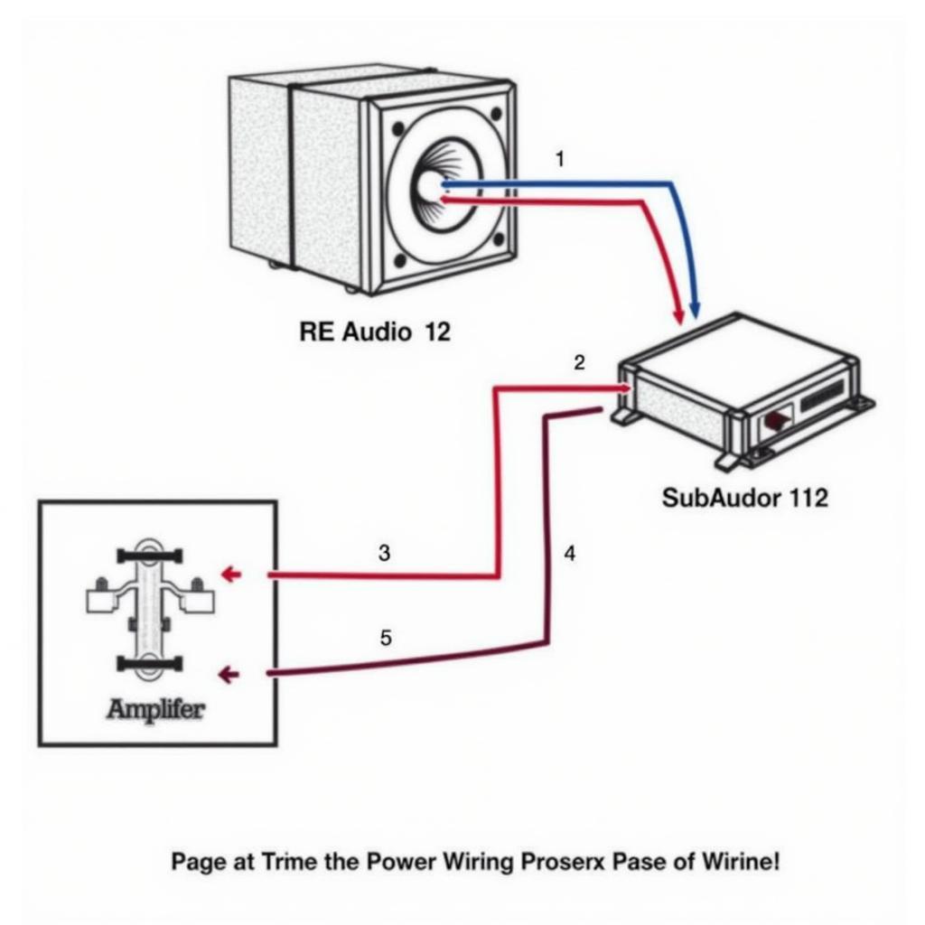 RE Audio 12 Wiring Diagram