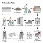 Re Generation Pants Production Process