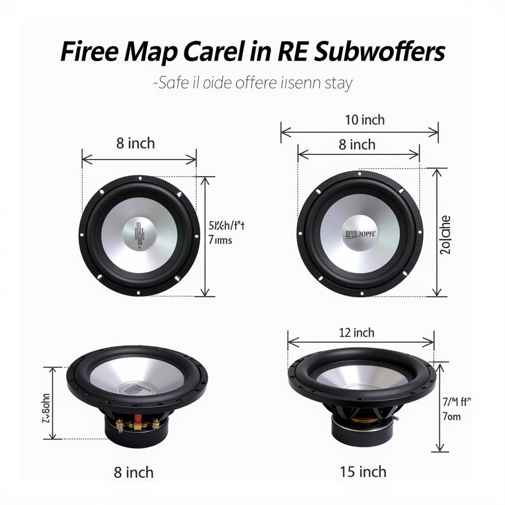 RE Subwoofer Size Comparison Chart