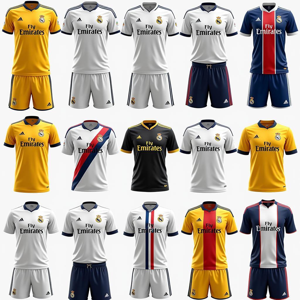 Real Madrid DLS Kit 2023/24 Historical Kits Comparison