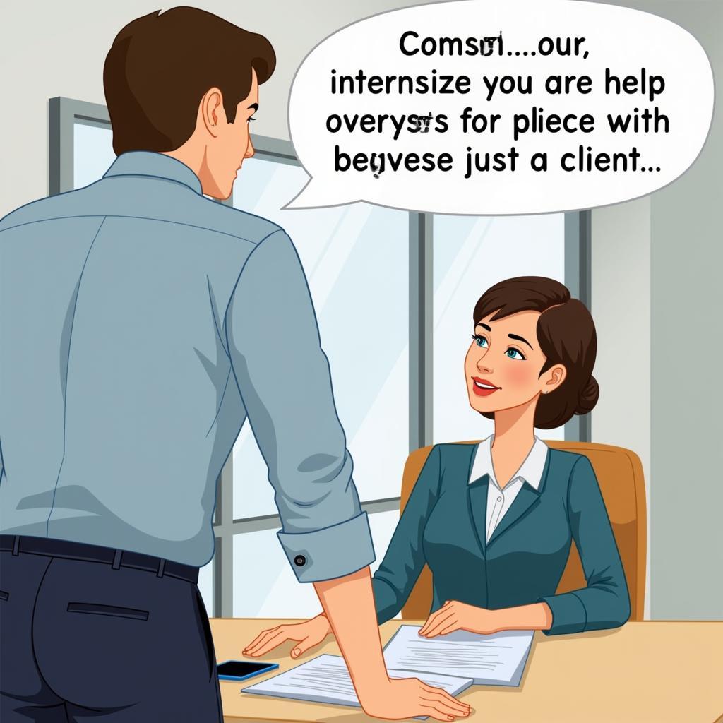 Receptionist Game: Role-Playing Scenario