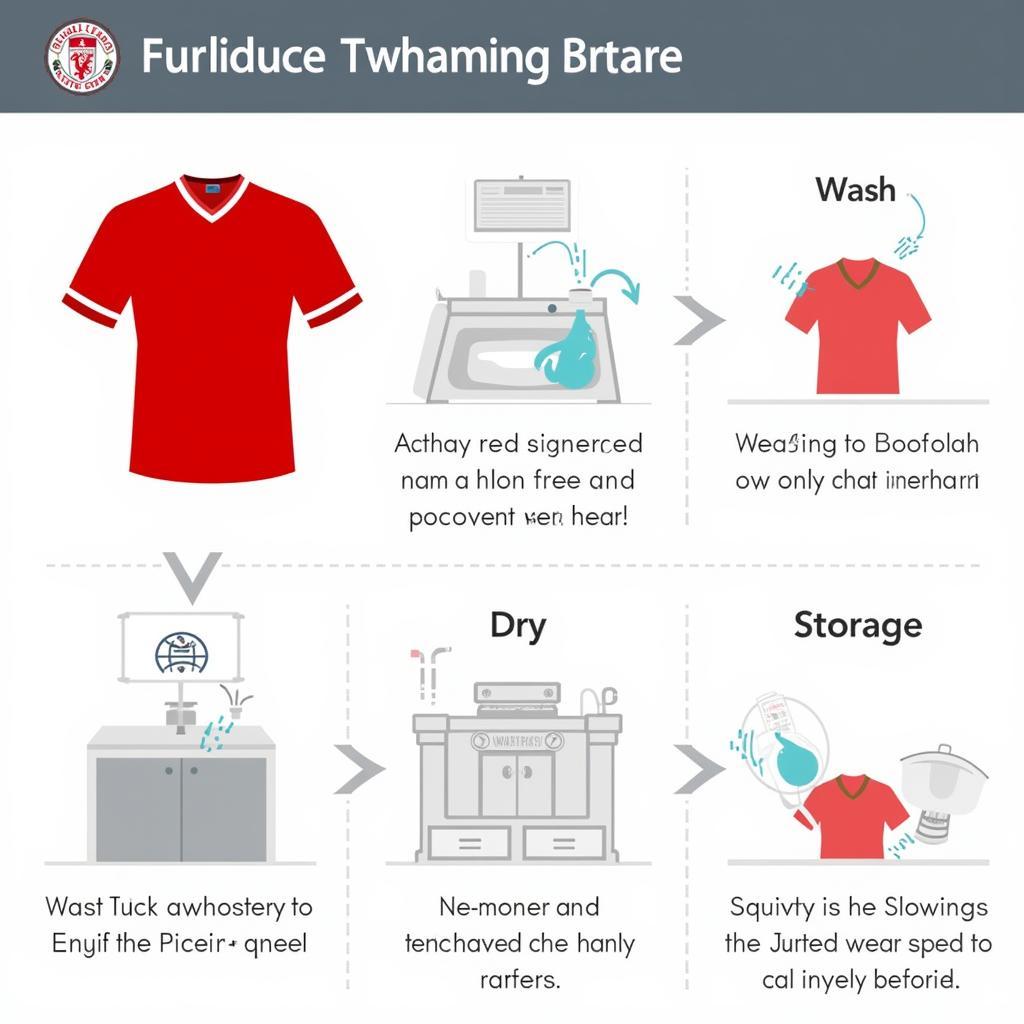 Red Football Jersey Care Tips