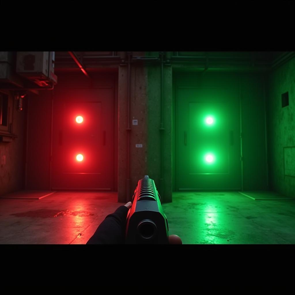 Comparing Red and Green Tracer Bullets