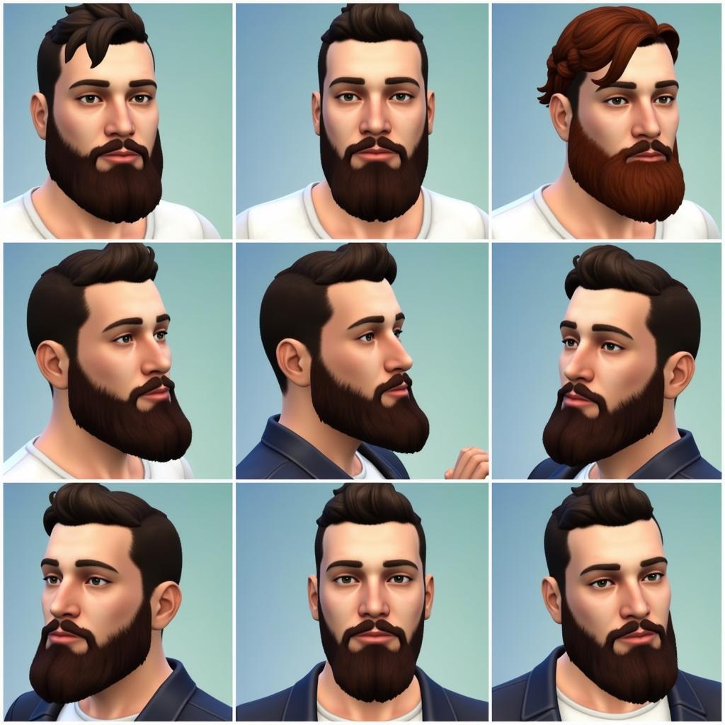 Reinhardt Beard Sims 4 Custom Content Showcase