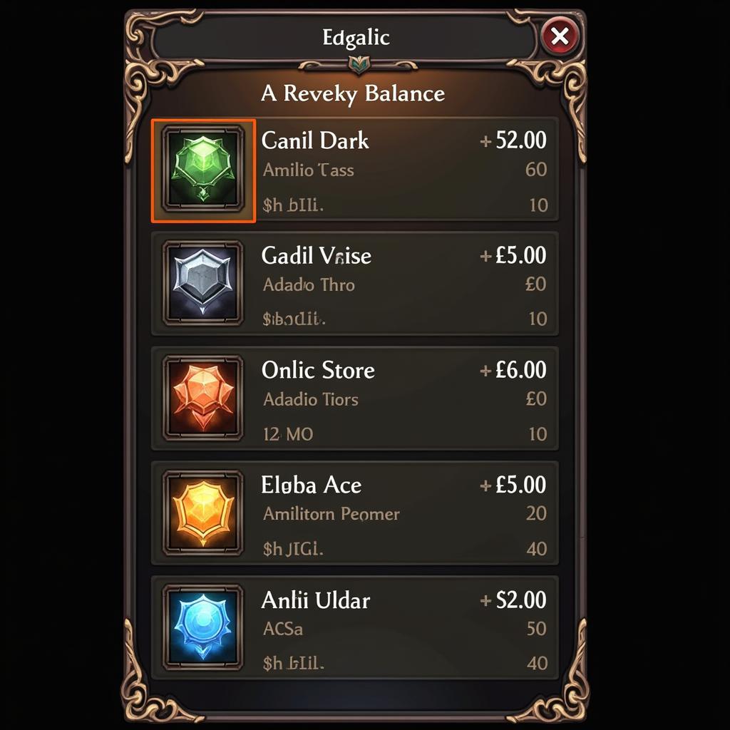 Managing Relic Store Currency