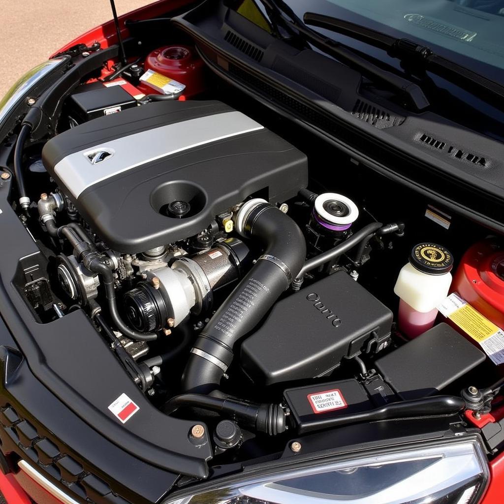 Renault Clio Rally 4 Engine Bay