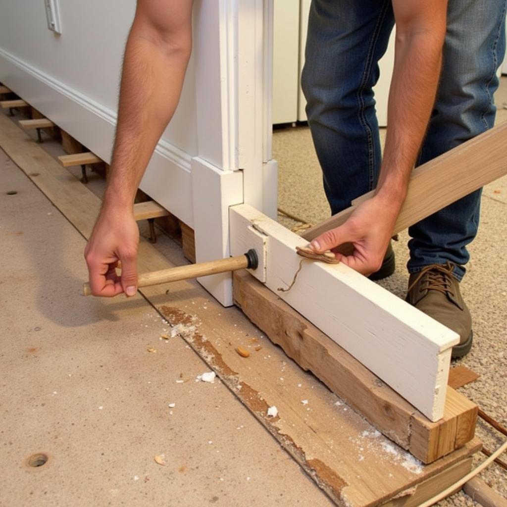 Repairing Sunken Floor Joists