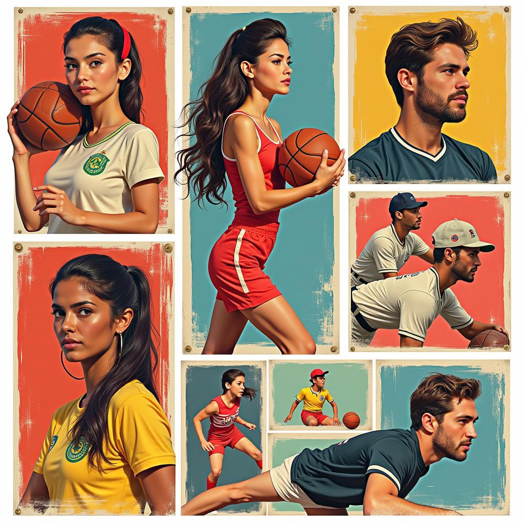 Modern Interpretations of Retro Sports Art Styles