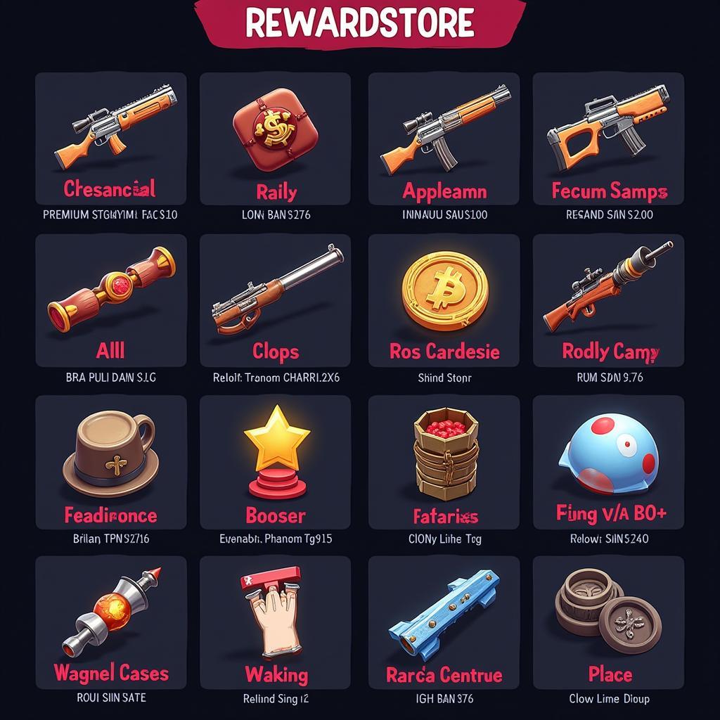 VNG Game Rewardstore Item Showcase