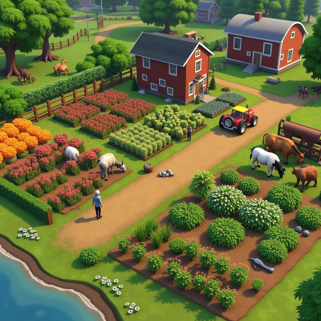 Riverview Farming Community Sims 3