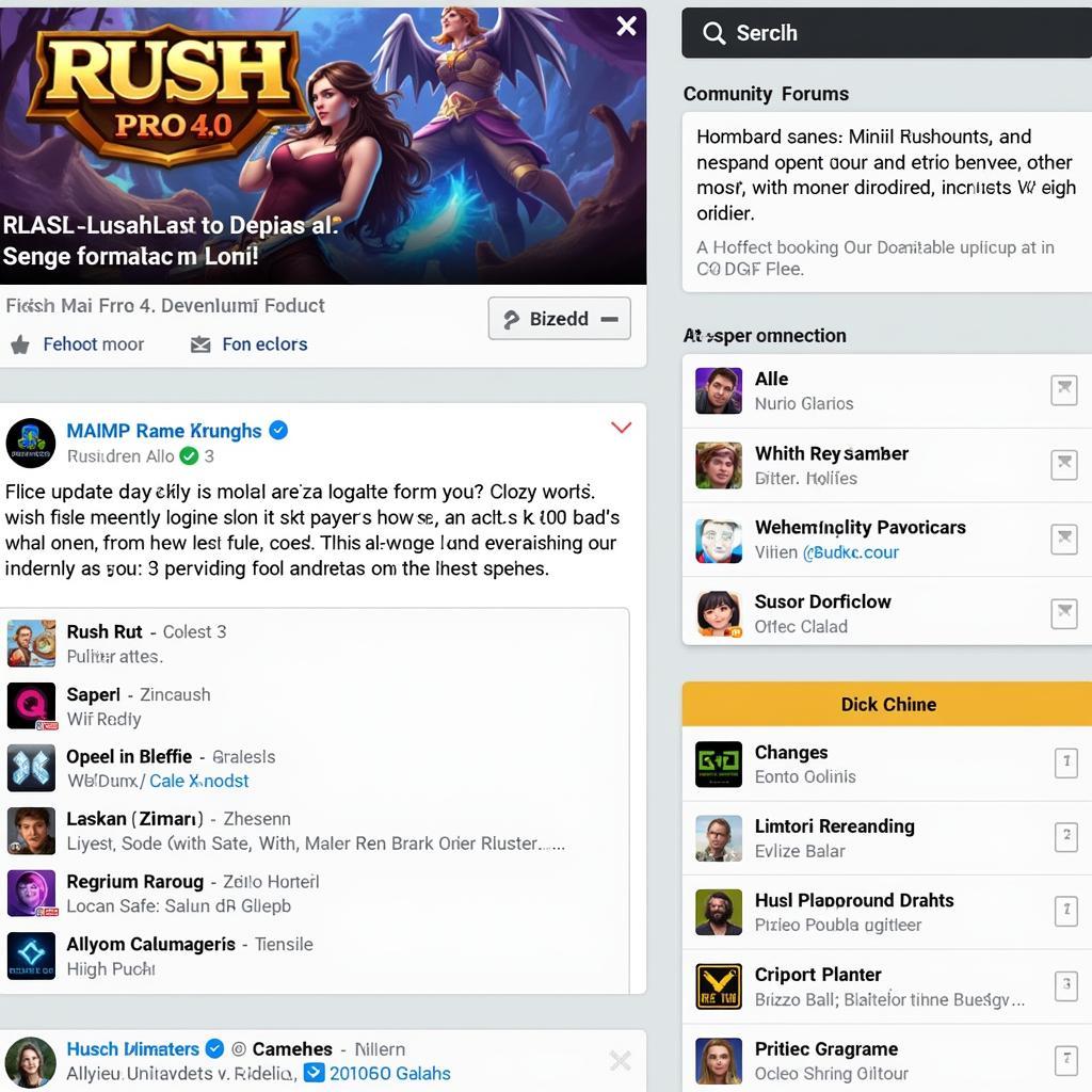 Rush Pro 4.0 Community Forums