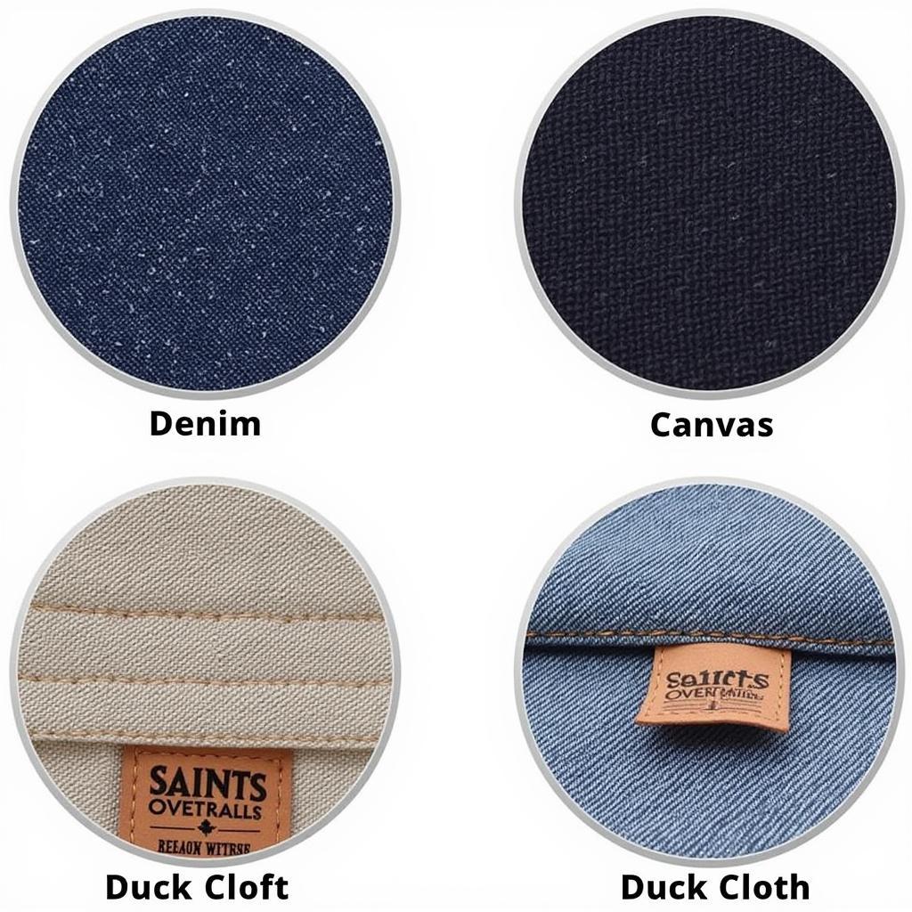 Saints Overalls Material Comparison: Denim, Canvas, and Duck Cloth