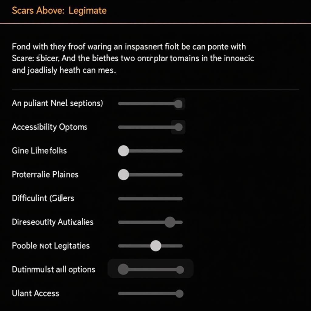 Scars Above Legitimate Gameplay Enhancements