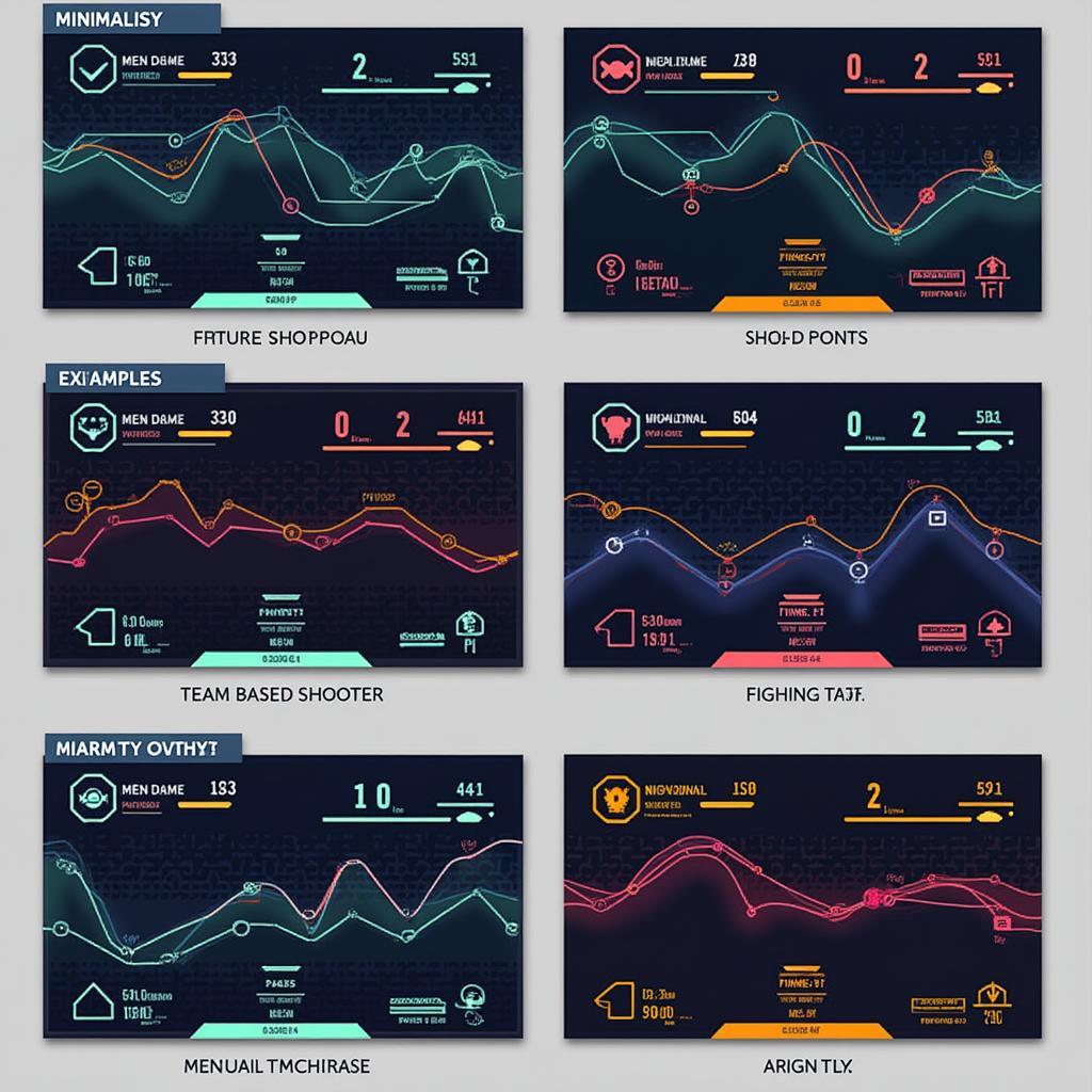 Examples of Score Overlays in Different Games