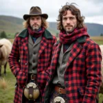 Scottish Shepherds in Houndstooth Check