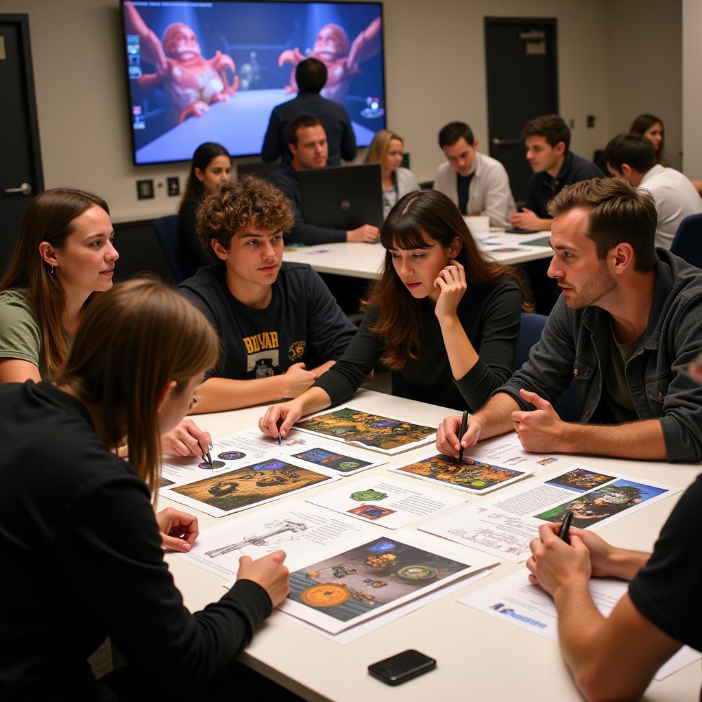 Seattle Game Designers in a Meeting