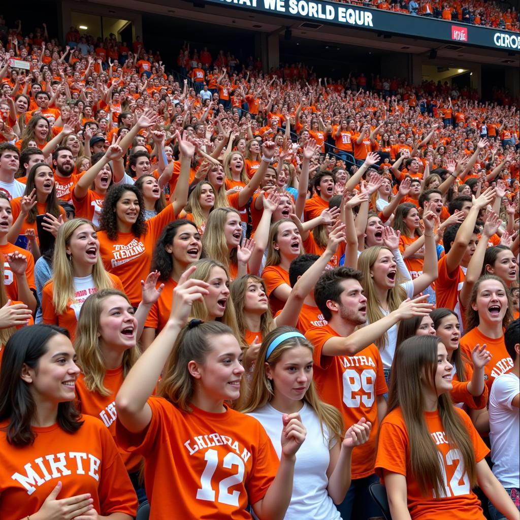 Section K Student Section at Neyland Stadium