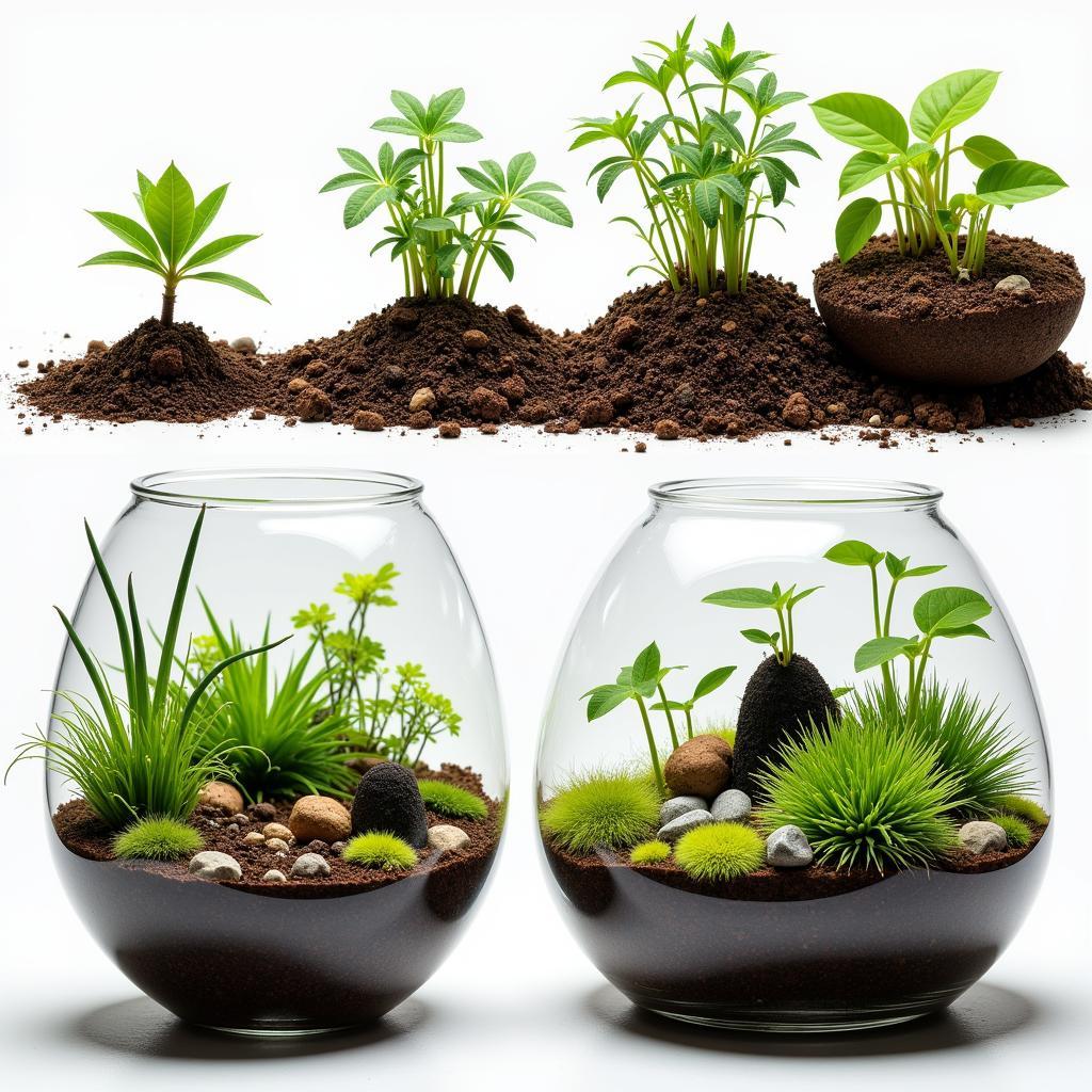 Seed Terrarium Growth Stages