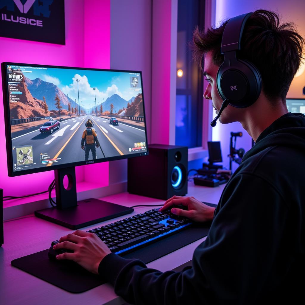 Shroud's Gaming Setup for Apex Legends