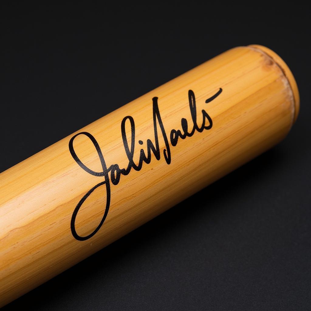 Autographed Baseball Bat