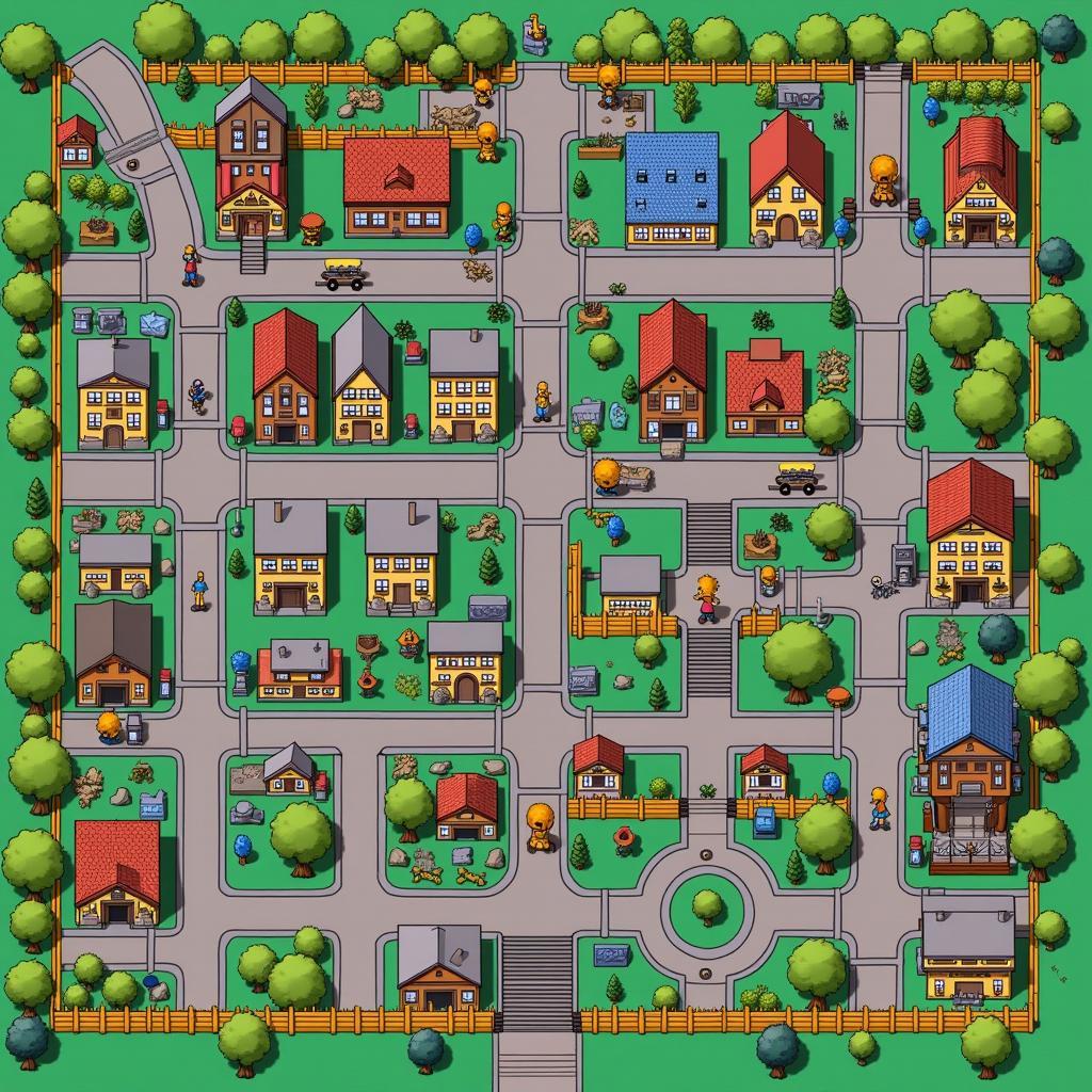 Simpsons Tiles Springfield Layout Optimization