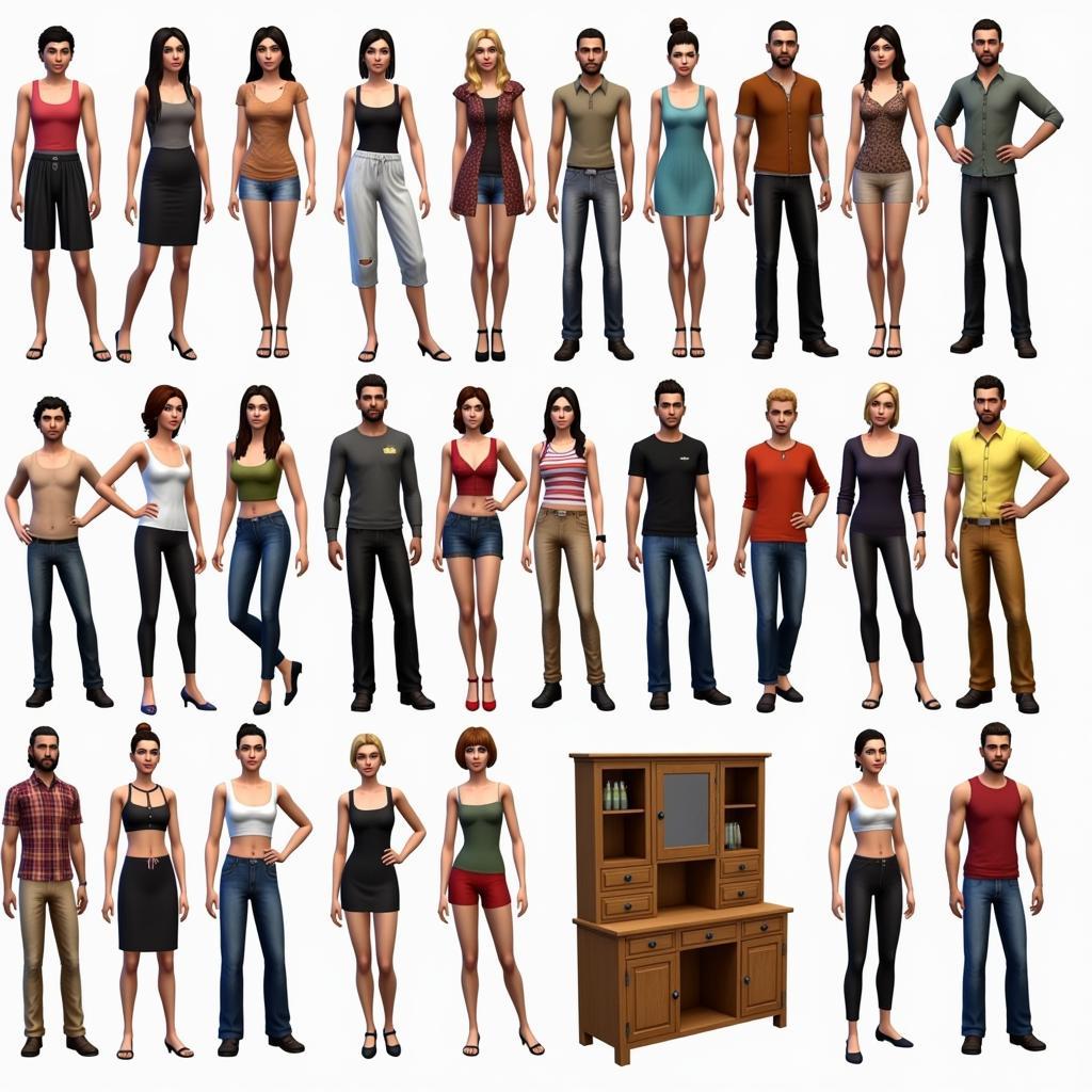 Custom Creations Using Sims 3 Cmar