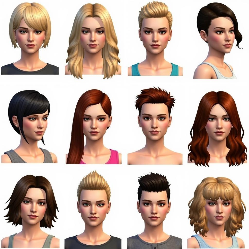 Exploring Sims 3 Default Hair Options