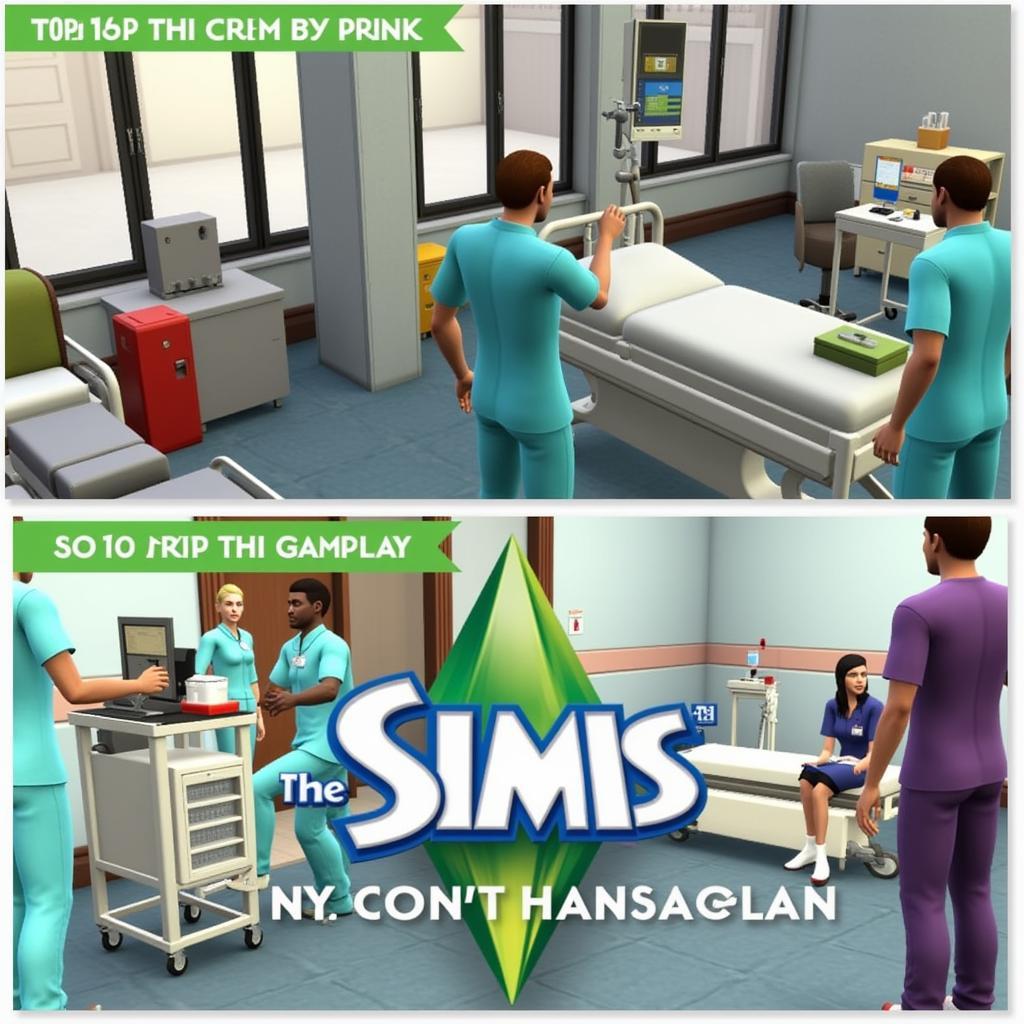 Gameplay with Sims 3 Hospital Overhaul