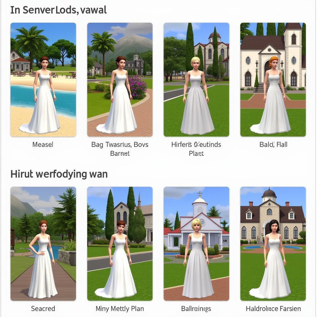 Sims 3 Wedding Venues