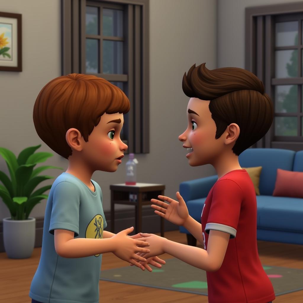 Sims 4 Abusive Parent Mod Interaction Example