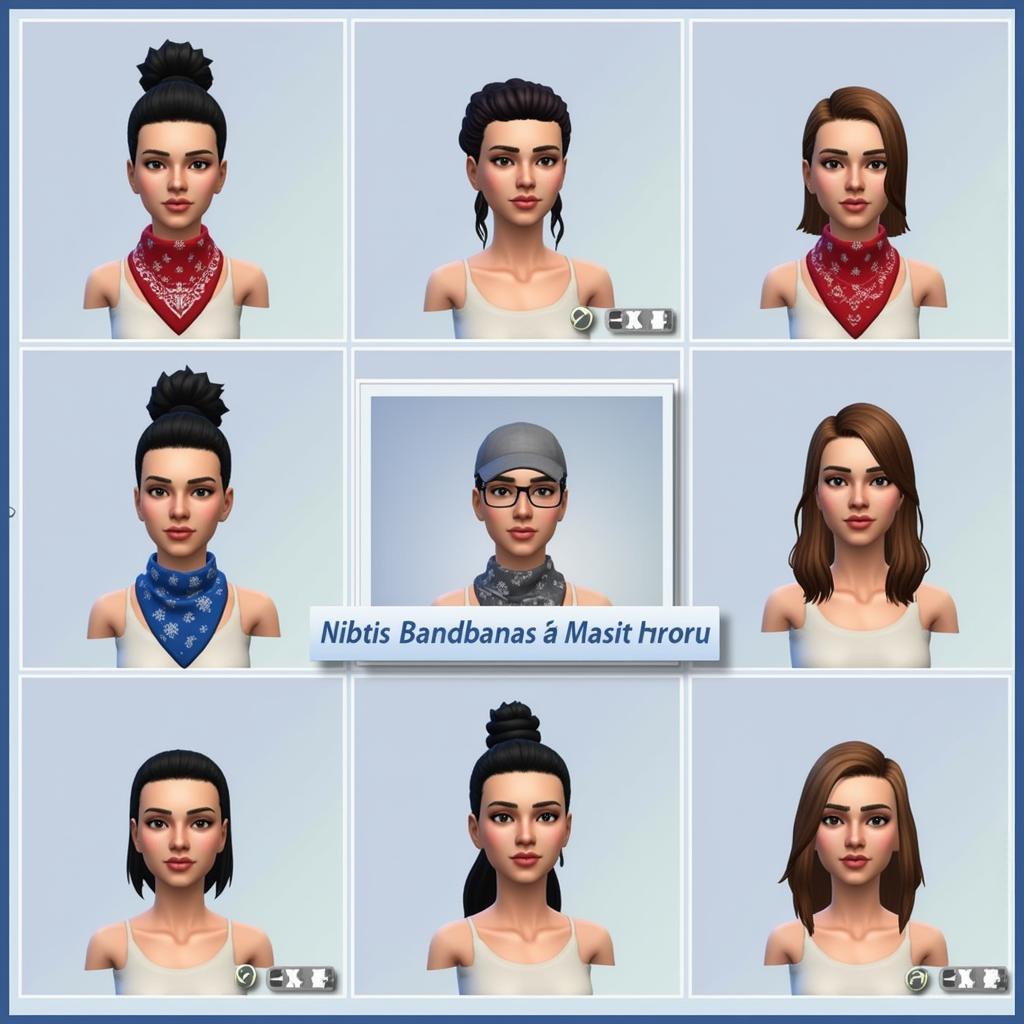 Sims 4 Base Game Bandanas