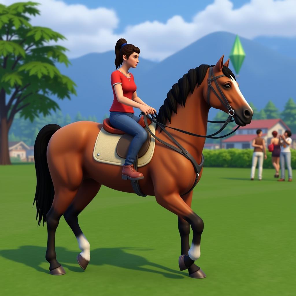 Sims 4 Custom Content Horses